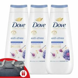 Dove Advanced Care Anti-Stress Krémtusfürdő 3x400ml + Ajándék Dov... kép