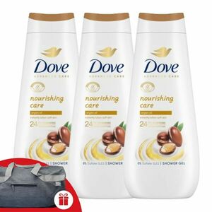 Dove Advanced Care Nourishing Care Krémtusfürdő 3x400ml + Ajándék... kép