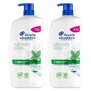 Head & Shoulders Menthol Fresh Sampon 2x800ml kép
