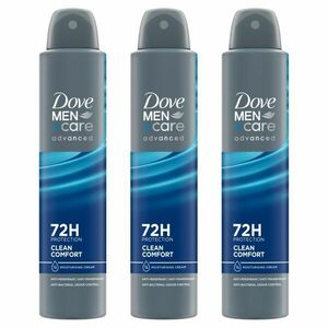 Dove Men+Care Advanced férfi Dezodor Clean Comfort 3x200ml kép