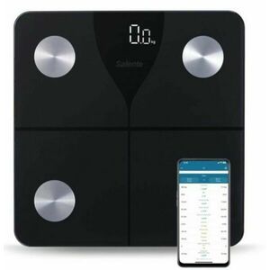 Salente SlimFit, személyi diagnosztikai fitnesz mérleg, Bluetooth... kép