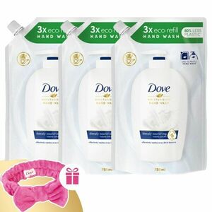 Dove Folyékony Szappan Utántöltő Deeply Nourishing 3x750ml + Aján... kép