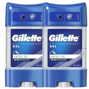 Gillette Arctic Ice Izzadásgátló zselés Dezodor 2x70ml kép