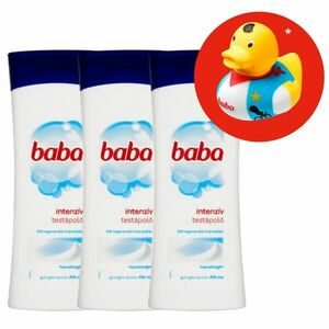 Baba Testápoló Intenzív 3x400ml + Ajándék Gumikacsa kép