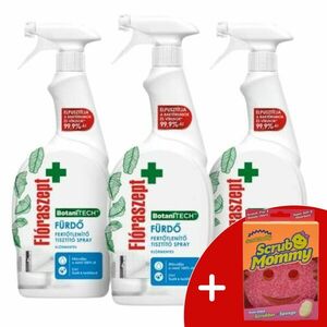 Flóraszept Botanitech Fürdő Fertőtlenítő tisztító spray 3x700ml +... kép