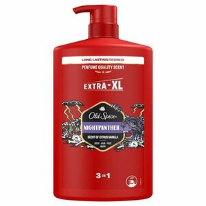 Old Spice Night Panther 3in1 férfi Sampon és Tusfürdő 1000ml kép