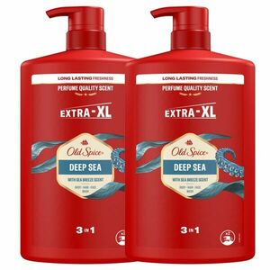 Old Spice Deep Sea 3in1 férfi Sampon és Tusfürdő 2x1000ml kép