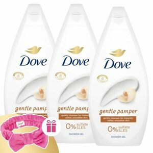 Dove Gentle Pamper Krémtusfürdő 450ml + Ajándék Hajpánt kép