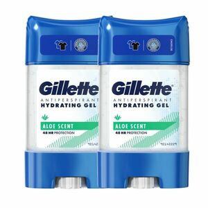 Gillette aloé férfi Izzadásgátló Dezodor hidratáló gél 2x70ml kép