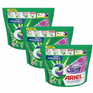 Ariel Allin1 Pods +Touch of Lenor Amethyst Flower Mosókapszula 108 mosás kép