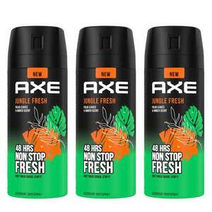 Axe izzadásgátló férfi Dezodor Jungle Fresh 3x150ml kép