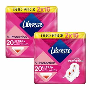 Libresse Ultra+ normál szárnyas egészségügyi Betét 2x20db kép