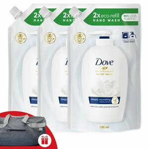 Dove Folyékony Szappan Utántöltő Deeply Nourishing 3x500ml + Aján... kép
