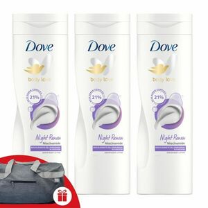 Dove Night Renew Testápoló 3x400ml + Ajándék Dove Sporttáska kép
