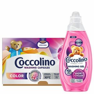 Coccolino Wonder Wash Mosógél + Coccolino Color Mosókapszula kép