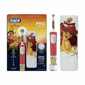 Oral-B Pro Kids Lion King elektromos fogkefe gyerekeknek, 2D tisz... kép