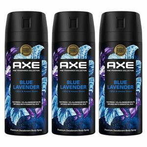 Axe Fine Fragrance Collection Blue Lavender aeroszol 3x150ml kép