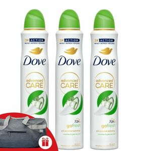 Dove Go Fresh női izzadásgátló Dezodor Uborka és Zöld tea 3x200ml... kép