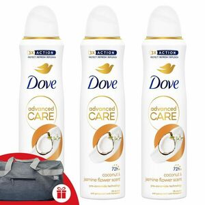Dove Advanced Care női Dezodor Kókusz és Jázmin Flower Scent 3x15... kép