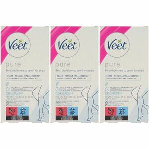 Veet Pure Hideggyanta szalagok érzékeny bőrre 3x20db kép