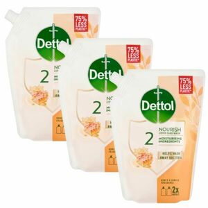 Dettol folyékony Szappan Utántöltő Méz 3x500ml kép
