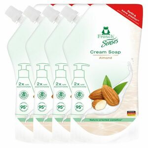 Frosch folyékony Szappan utántöltő Almond Milk 4x500ml kép