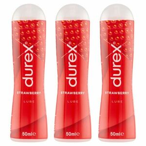 Durex Play Saucy Strawberry Síkosító zselé 3x50ml kép
