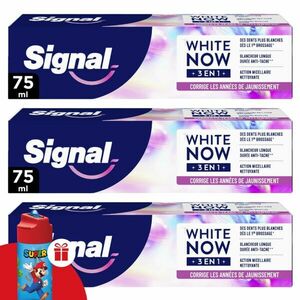 Signal White Now 3in1 Forever Young Fogkrém 3x75ml + Ajándék Kulacs kép
