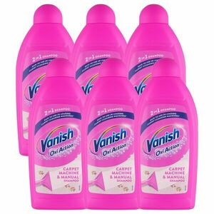 Vanish gépi Szőnyeg- és kárpittisztító sampon 6x500ml kép