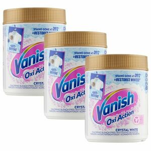 Vanish Oxi Action Folttisztító és Fehérítő por 3x470g kép