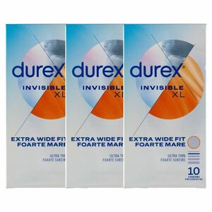 Durex Invisible XL Óvszer 3x10db kép