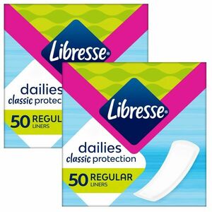 Libresse Dailies Classic Protection Regular Tisztasági betét 2x50db kép