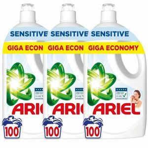 Ariel Sensitive folyékony Mosószer 3x4, 5L - 300 mosás kép