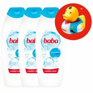 Baba Tusfürdő Lanolinos 3x750ml + Ajándék Gumikacsa kép