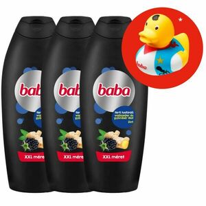 Baba Tusfürdő Vadszeder és Gyömbér 3x750ml + Ajándék Gumikacsa kép