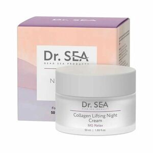 Kollagén éjszakai krém lifting hatással és E-vitaminnal - 50 ml - Dr. Sea kép