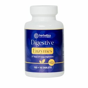 Emésztőenzimek - 37 nap könnyű emésztés - 110 kapszula - Herbatica kép