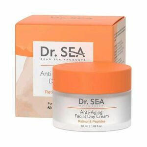 Anti-aging nappali arckrém retinollal és peptidekkel - 50 ml - Dr. Sea kép