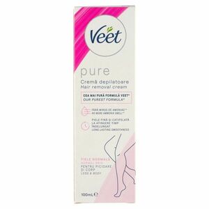 Veet Silk&Fresh Szőrtelenítő krém normál bőrre 100ml kép