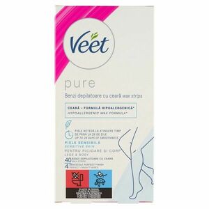 Veet Pure Hideggyanta szalagok érzékeny bőrre 40db kép