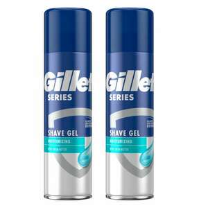 Gillette Series Moisturizing Borotvazselé kakaóvajjal 2x200ml kép