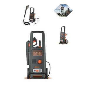 Black & Decker BXPW1600E 1600W 125bar Magasnyomású Mosó, Feke... kép