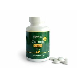 Kalcium-citrát 600 mg – 110 tabletta – Herbatica kép