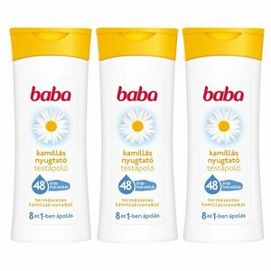 Baba nyugtató Testápoló Kamilla 3x400ml kép