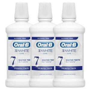 Oral-B 3D White Luxe Perfection Szájvíz 3x500ml kép