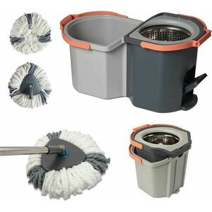 Pepita Spin Mop pedálos, 2 tartályos Felmosó szett 360°-ban forga... kép