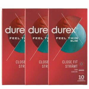 Durex Feel Thin Slim Fit Óvszer 3x10db kép