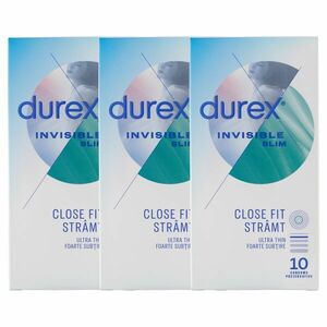 Durex Invisible Slim extre vékony Óvszer 3x10db kép