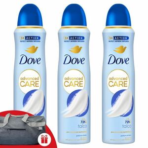 Dove izzadásgátló Aeroszol Advanced Care Talco 3x150ml + Ajándék... kép