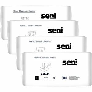 Seni Classic Basic Large 3 Felnőtt pelenka 100-150cm (4x30db) kép